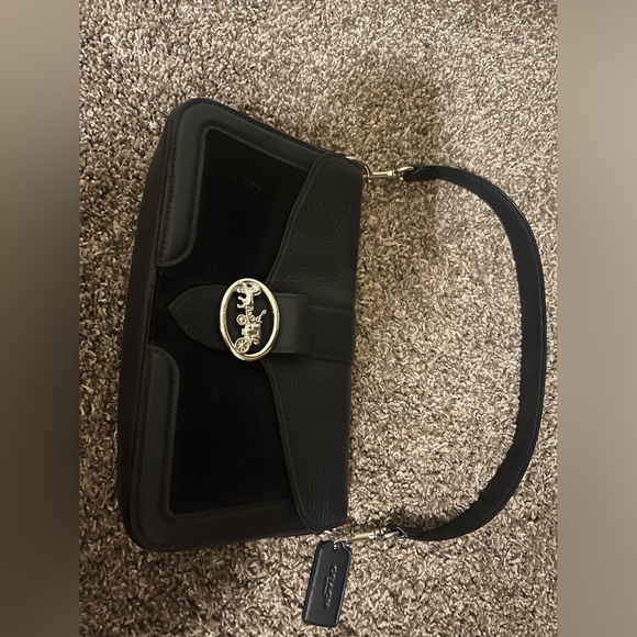 NWOT COACH GEORGIE MIDNIGHT BLUE SNAKE - Picture 6 of 8